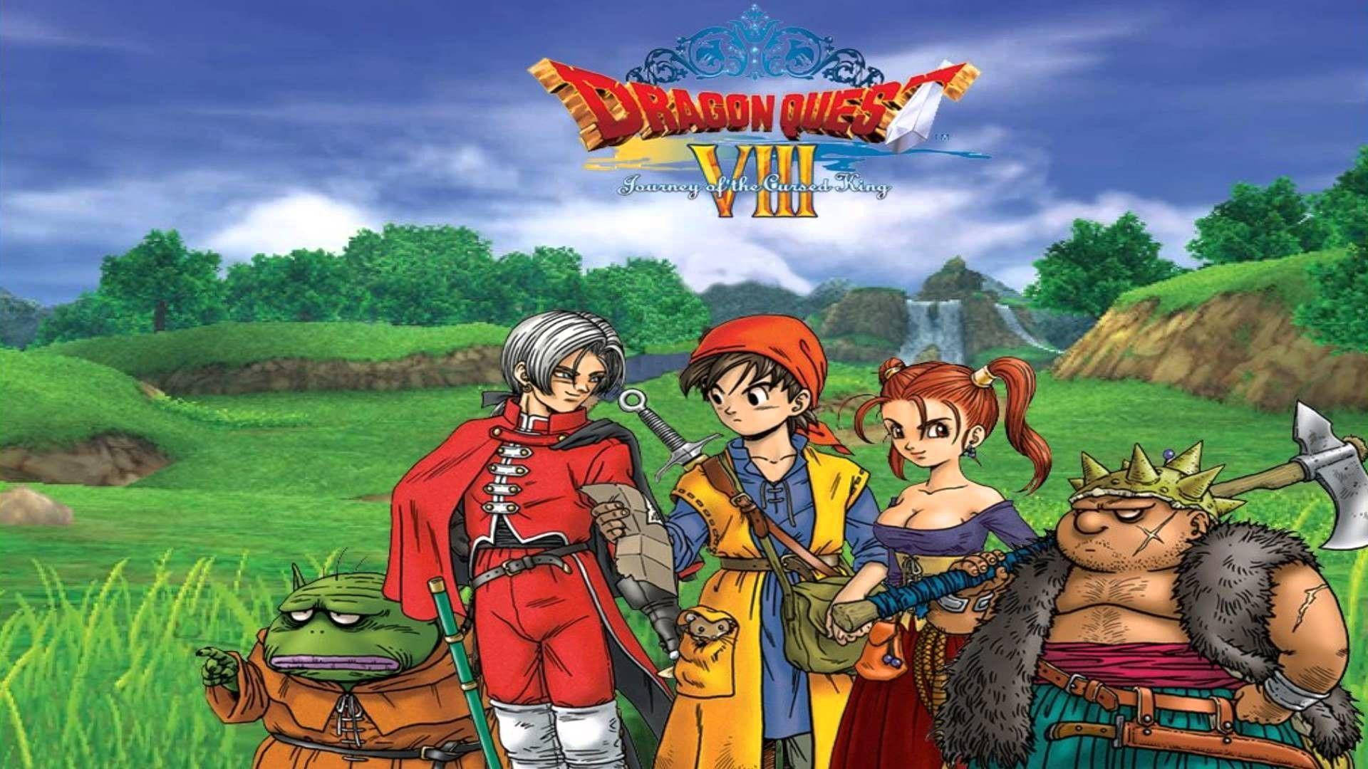 Dragon Quest Viii Protagonists In A Grassy Field