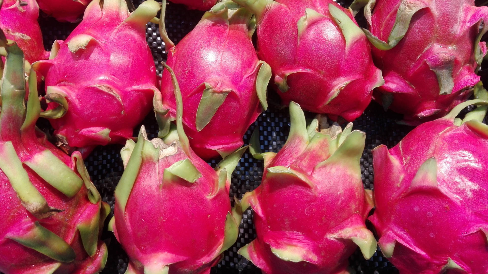 Dragonfruit Market Fruit Stand Photography Background