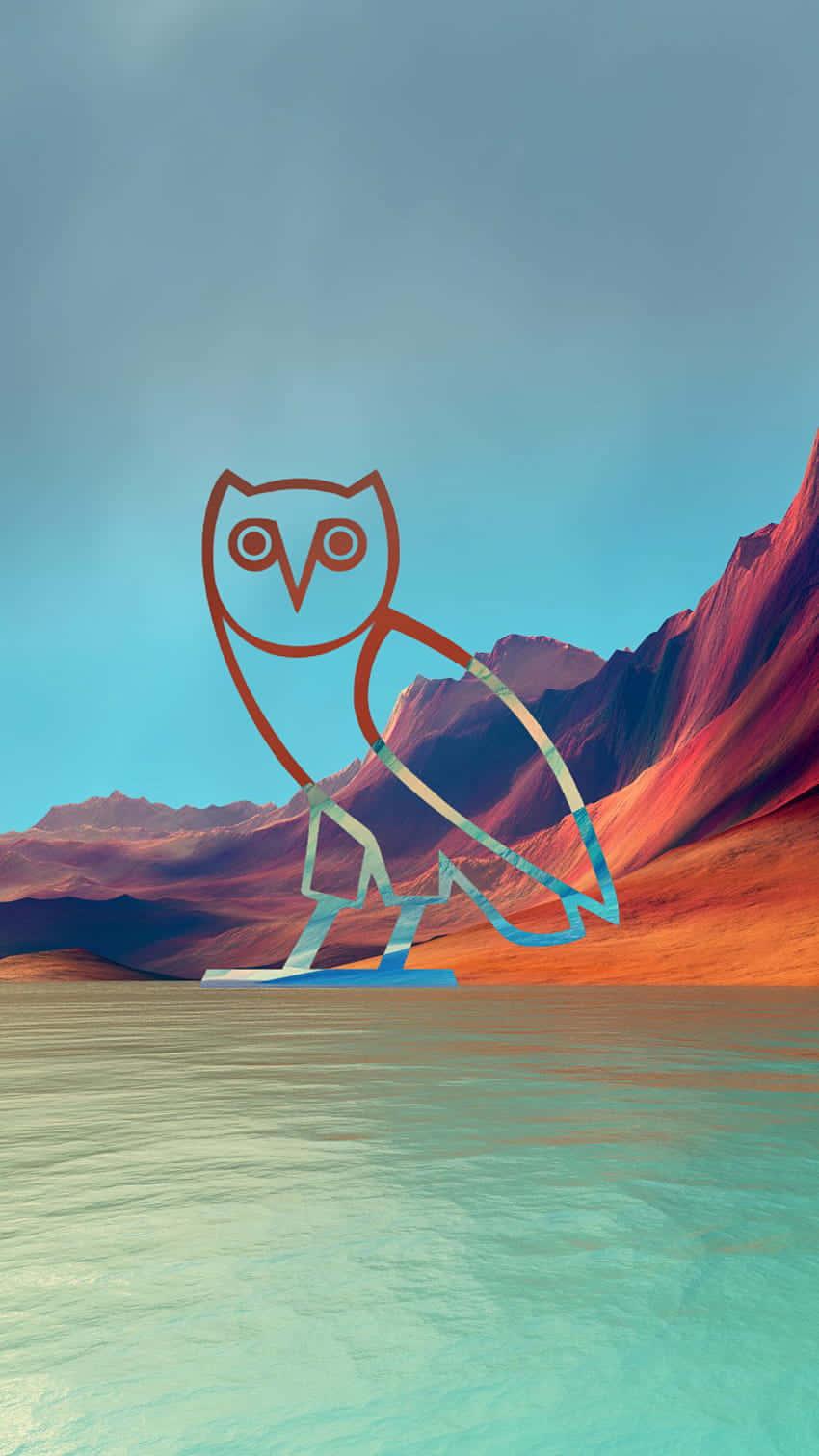 Drake's Ovo Owl Logo For Iphone Background