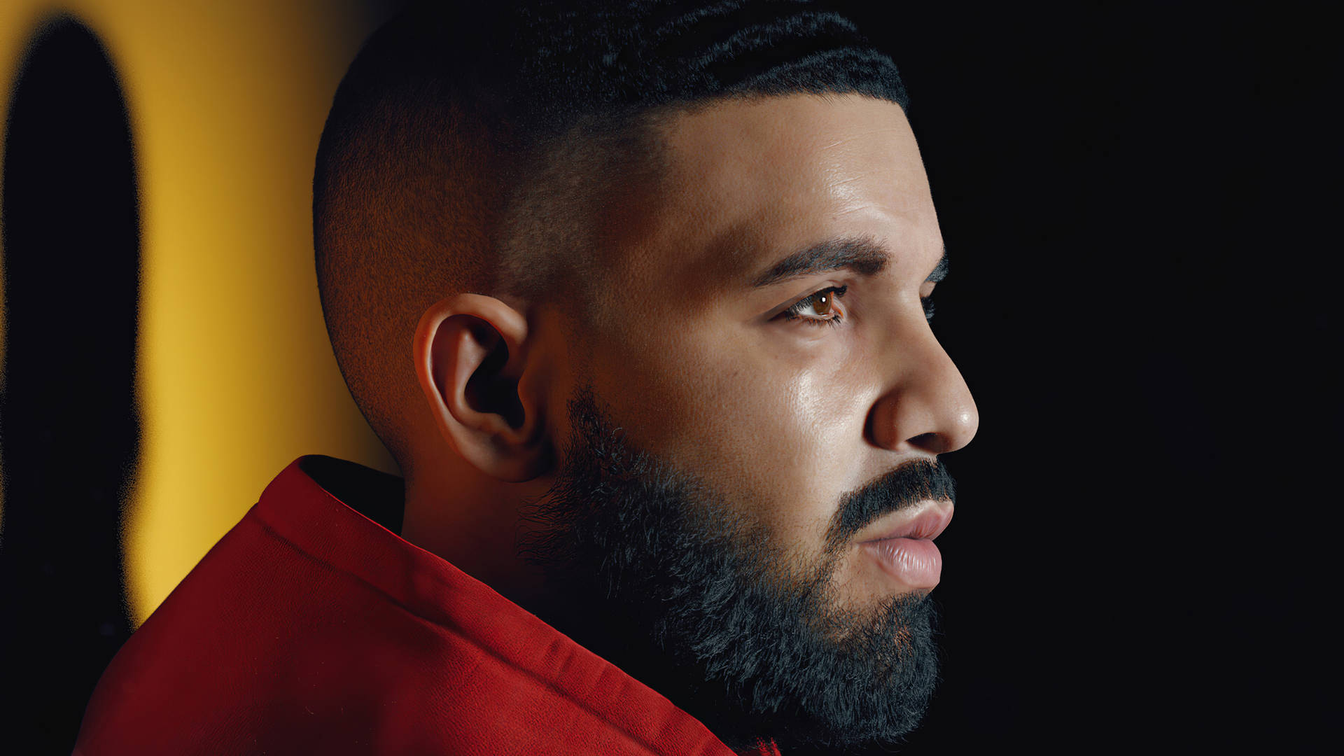 Drake Side Profile Photo Background