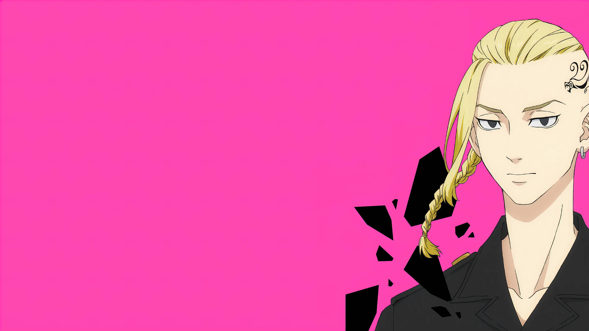 Draken Tokyo Revengers Pink Background Background