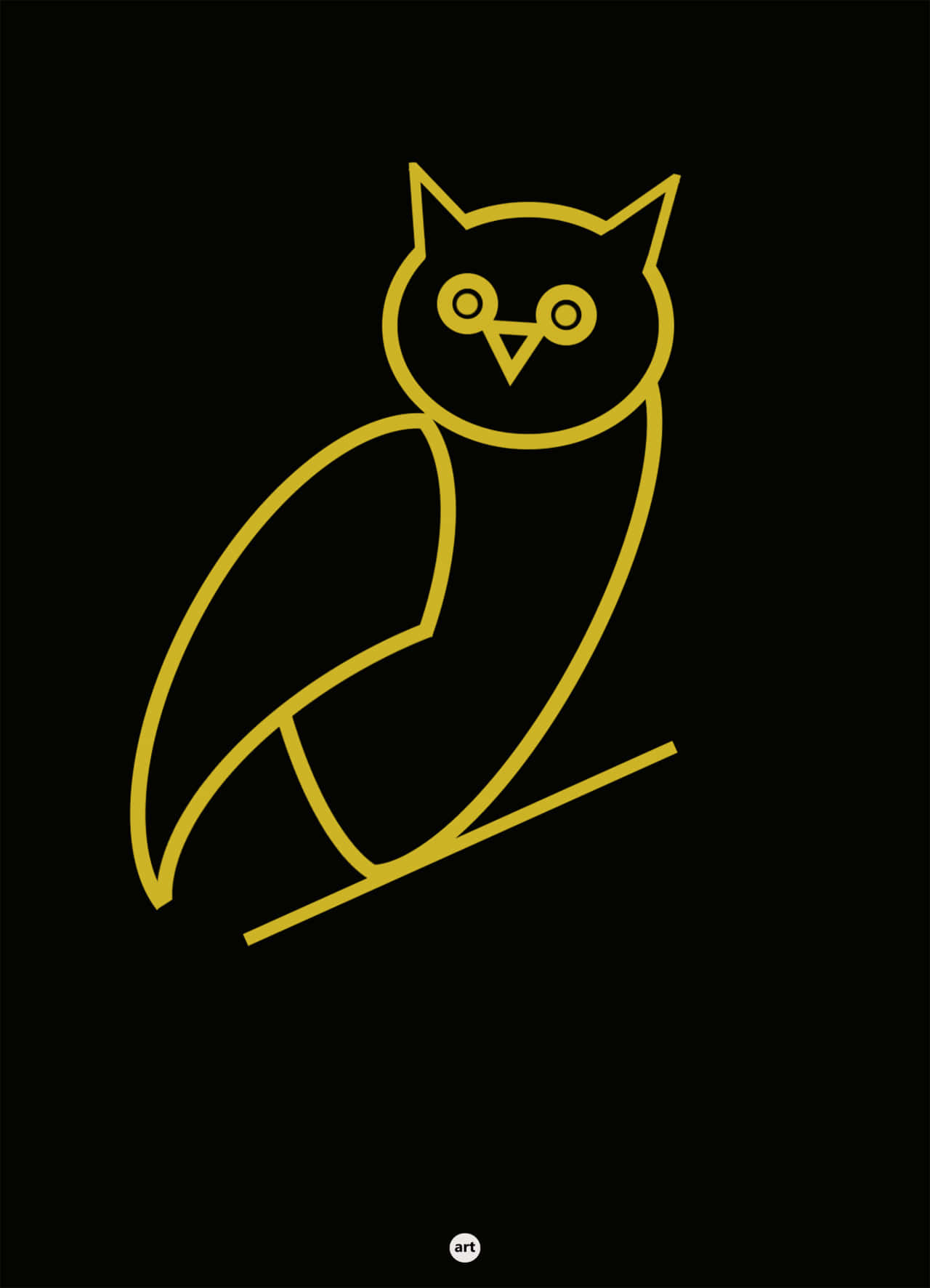 Drake’s Ovo Owl Icon Iphone Wallpaper Background