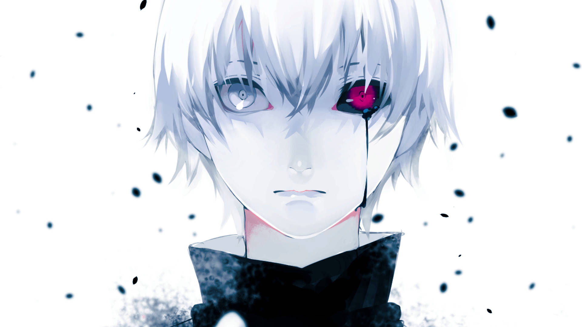 Dramatic Beauty - Anime Character Kaneki In Action Background