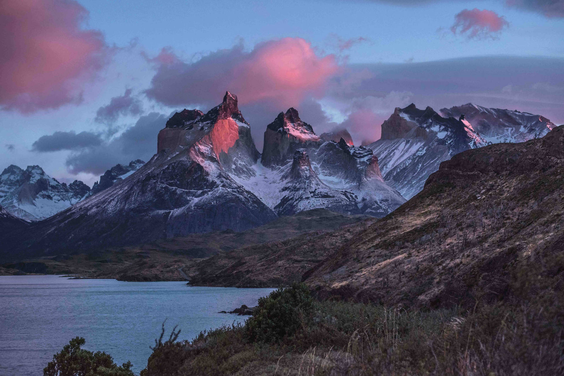 Dramatic Chile Patagonia South America Background