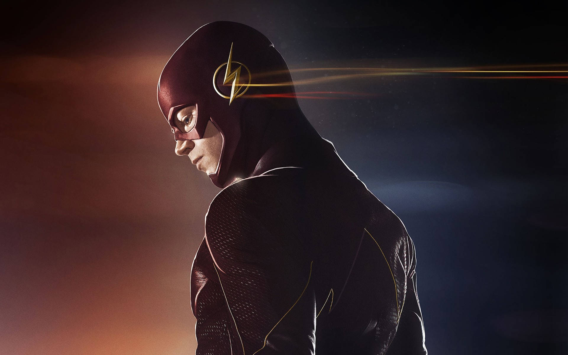Dramatic Portrait Of The Flash 4k Background