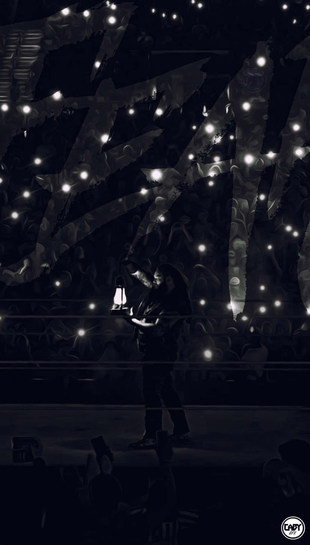 Dramatic Shot Of Bray Wyatt At Wwe Night Event Background