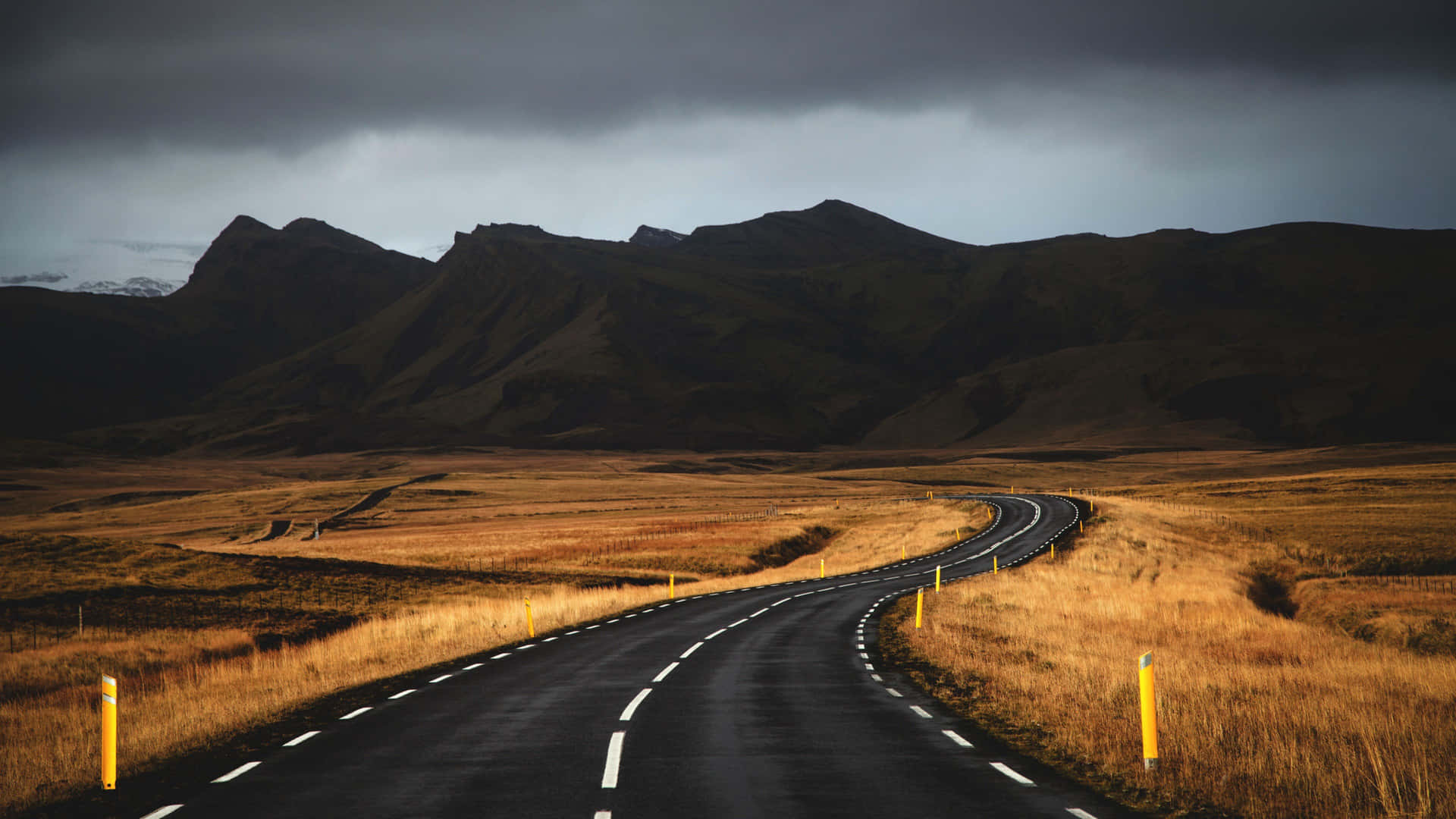 Dramatic Sky Over Iceland