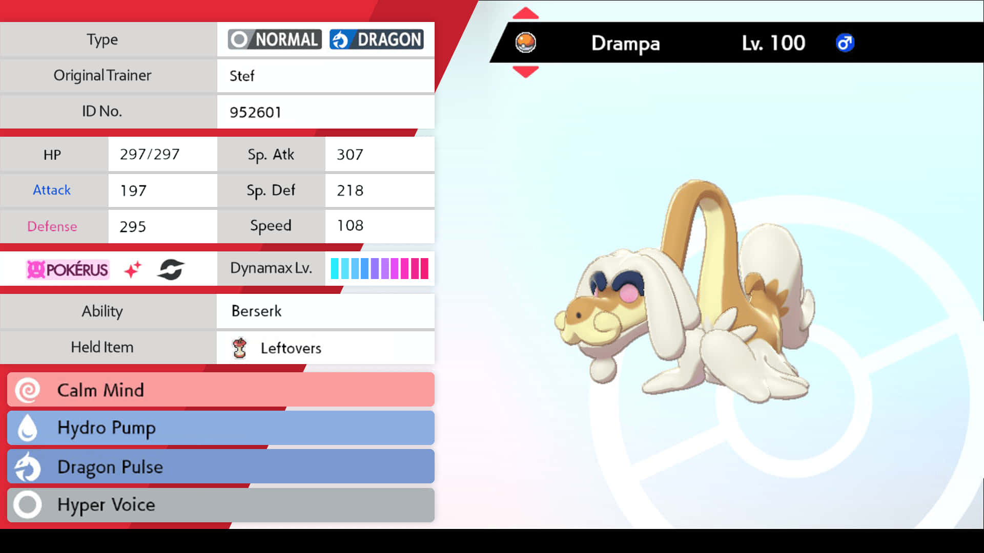 Drampa Stats Background