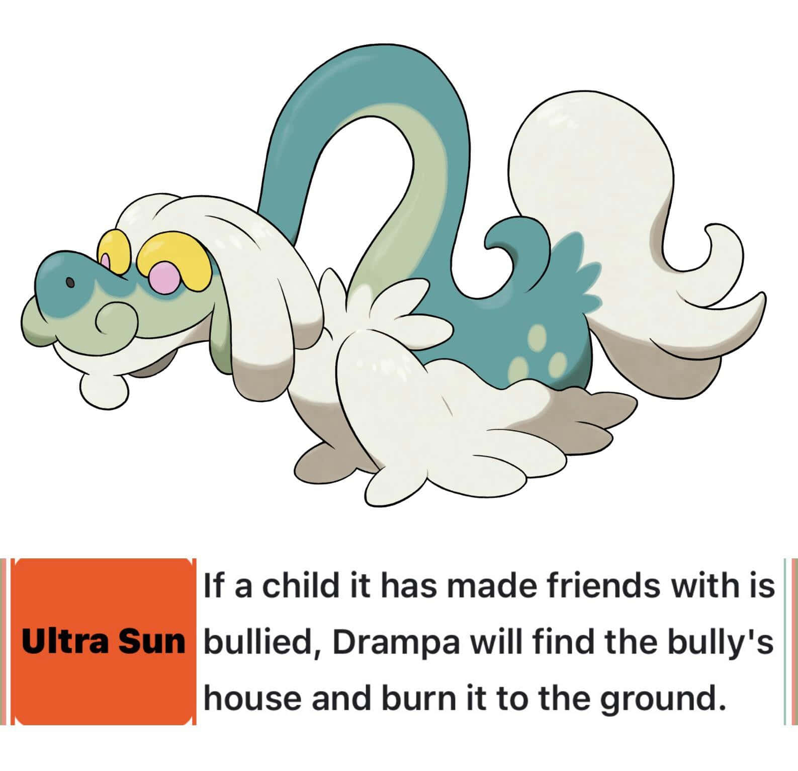 Drampa With Text Background