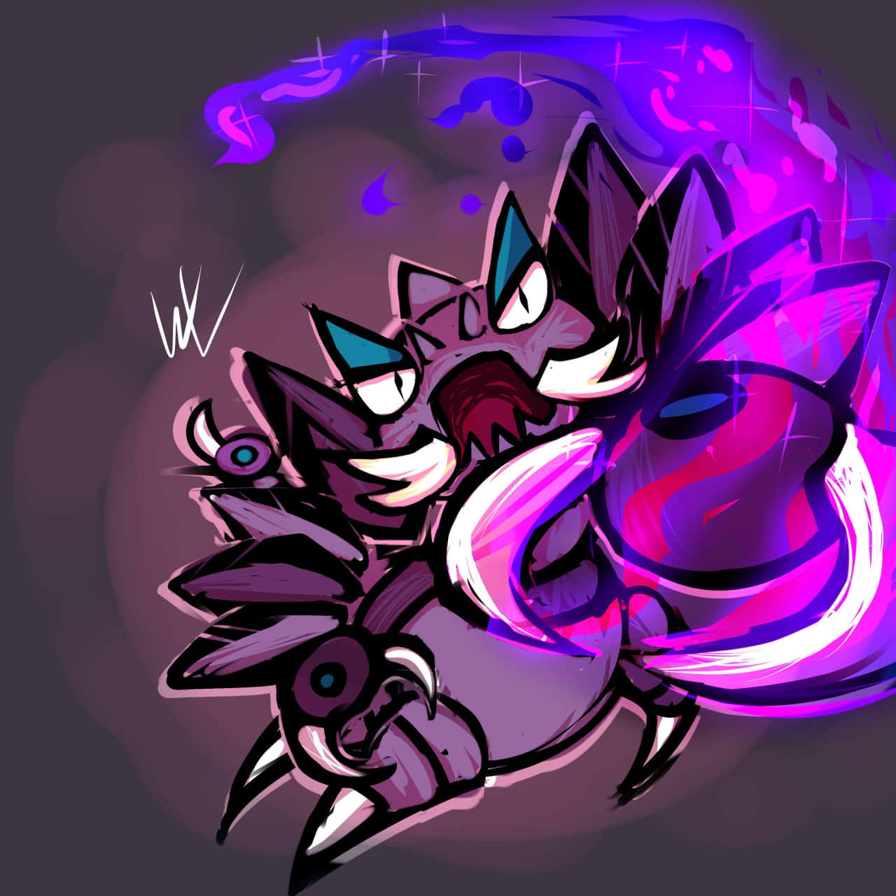 Drapion Glowing Pincer Art Background