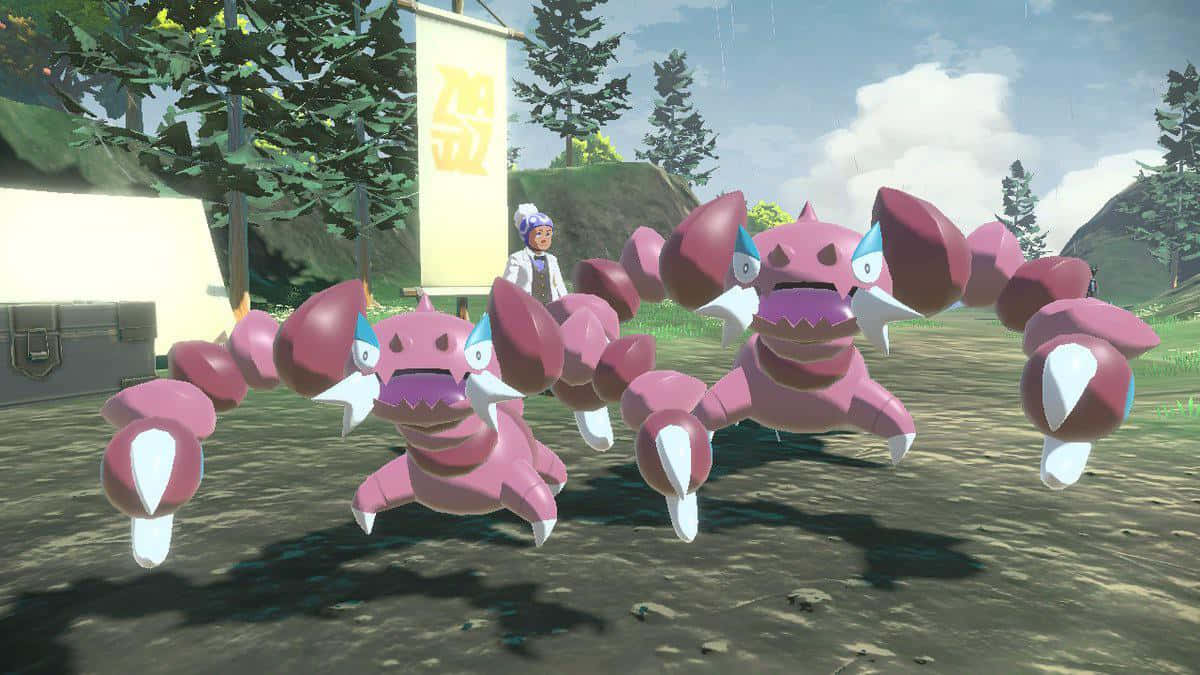 Drapion In Arceus Game Background