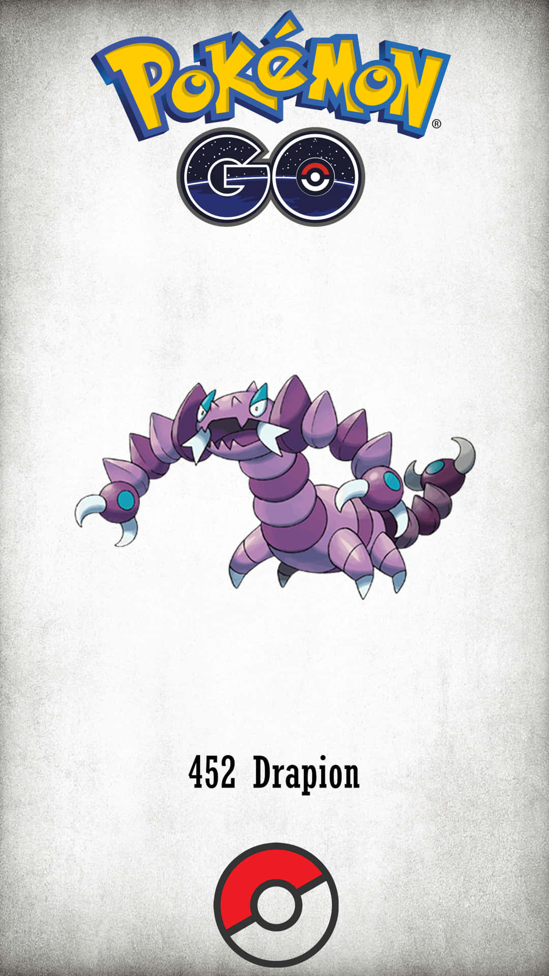 Drapion Pokemon Go Poster Background