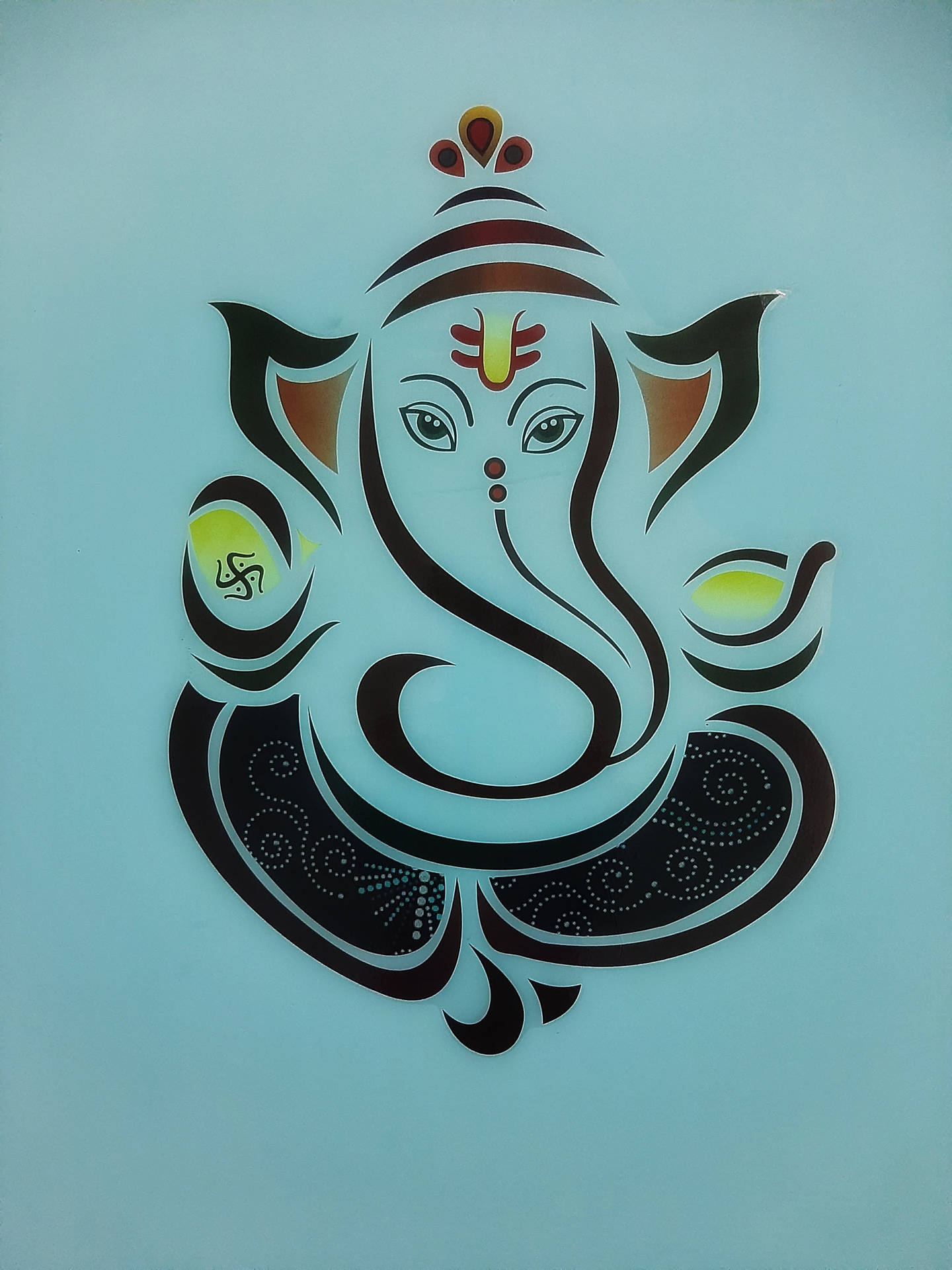 Drawing Of Ganesh Mobile Background