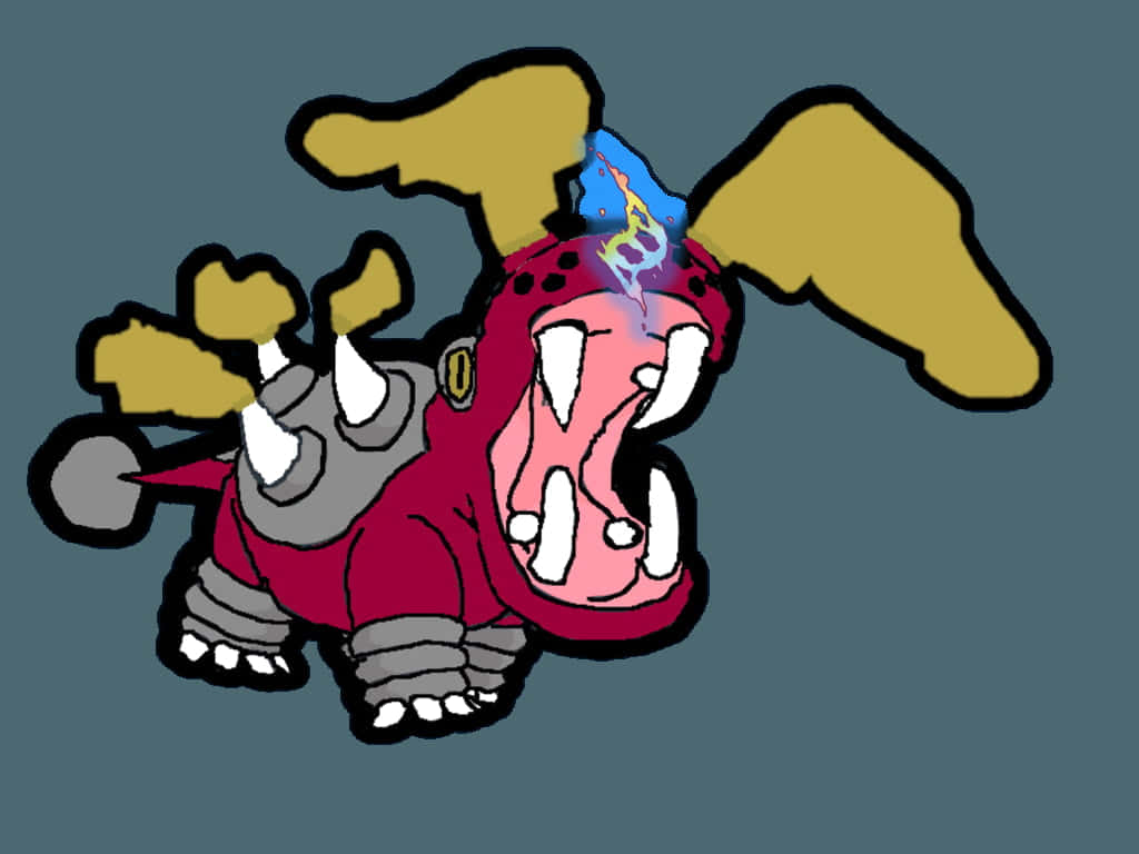 Drawing Of Hippowdon Background