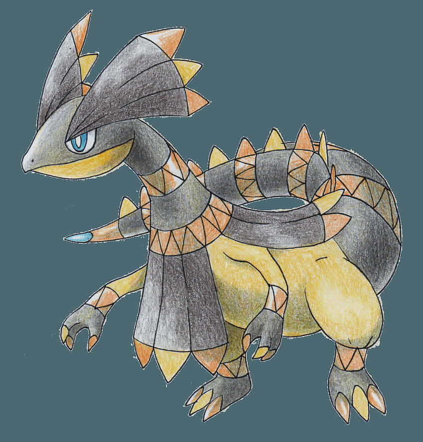 Drawing Of Mega Heliolisk Background