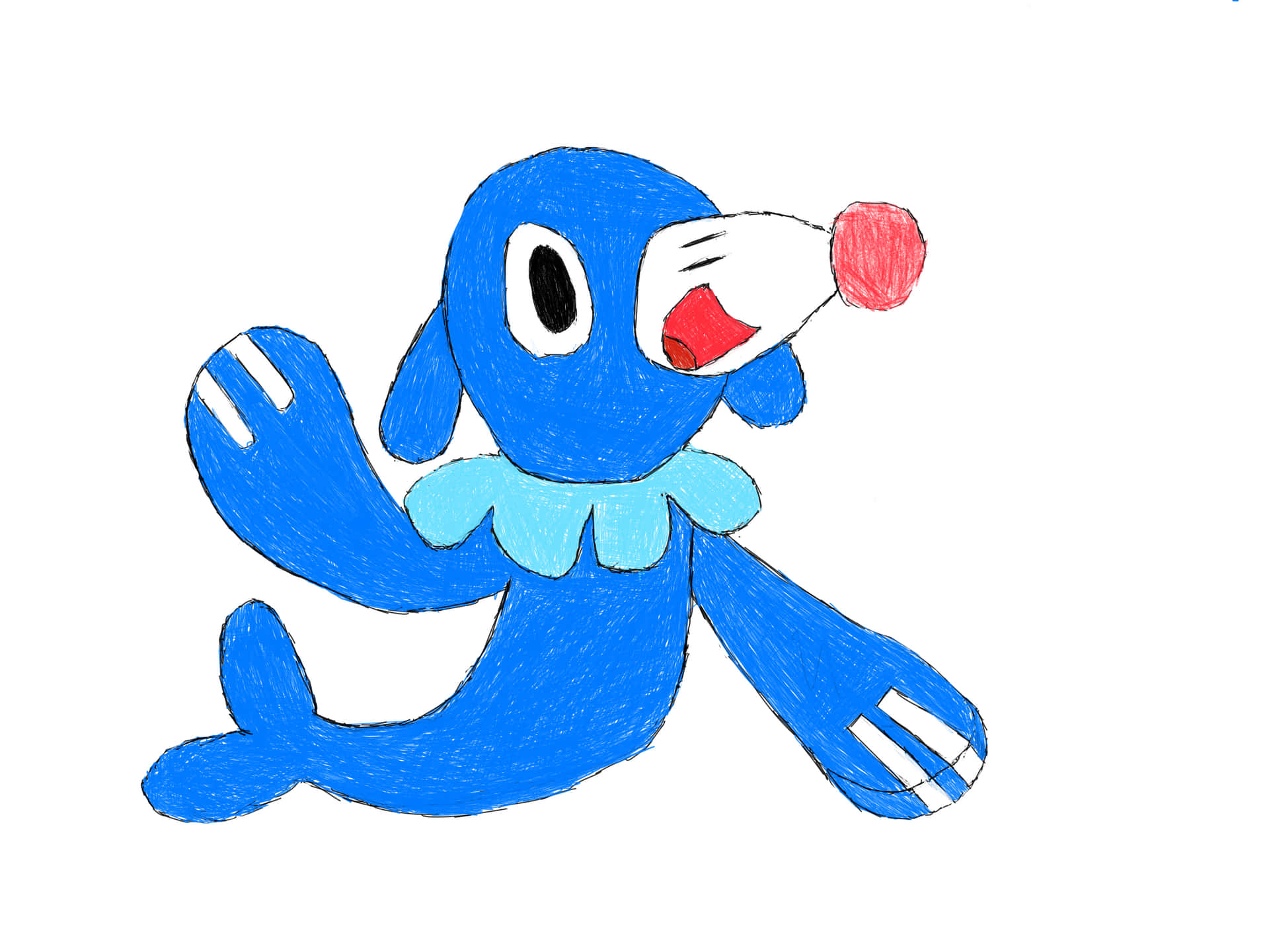 Drawing Of Popplio Background