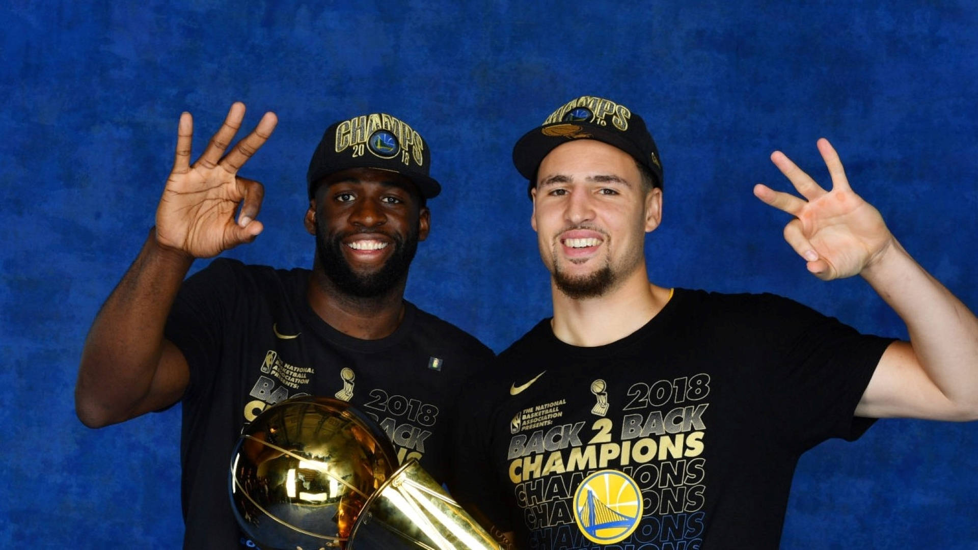 Draymond Green And Klay Thompson Background