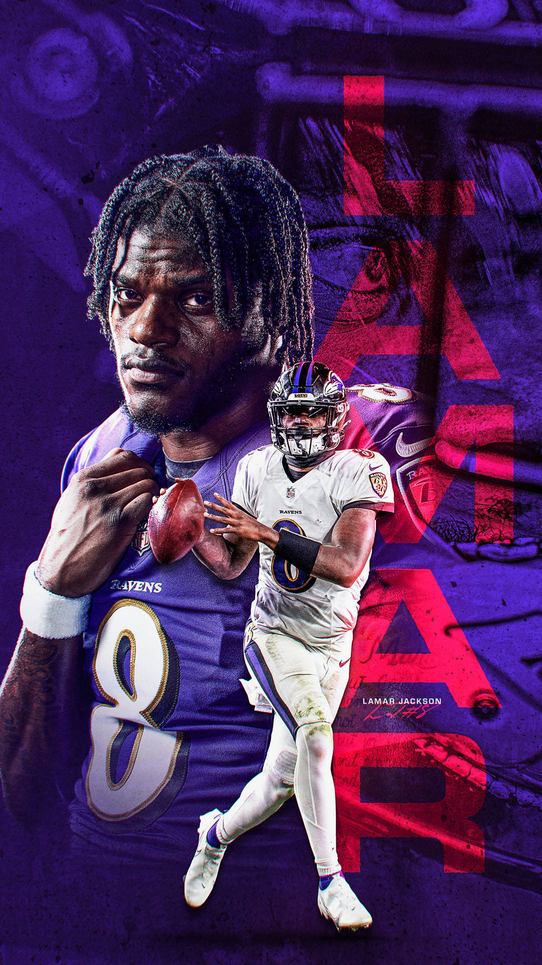 Dreadlocks Lamar Jackson