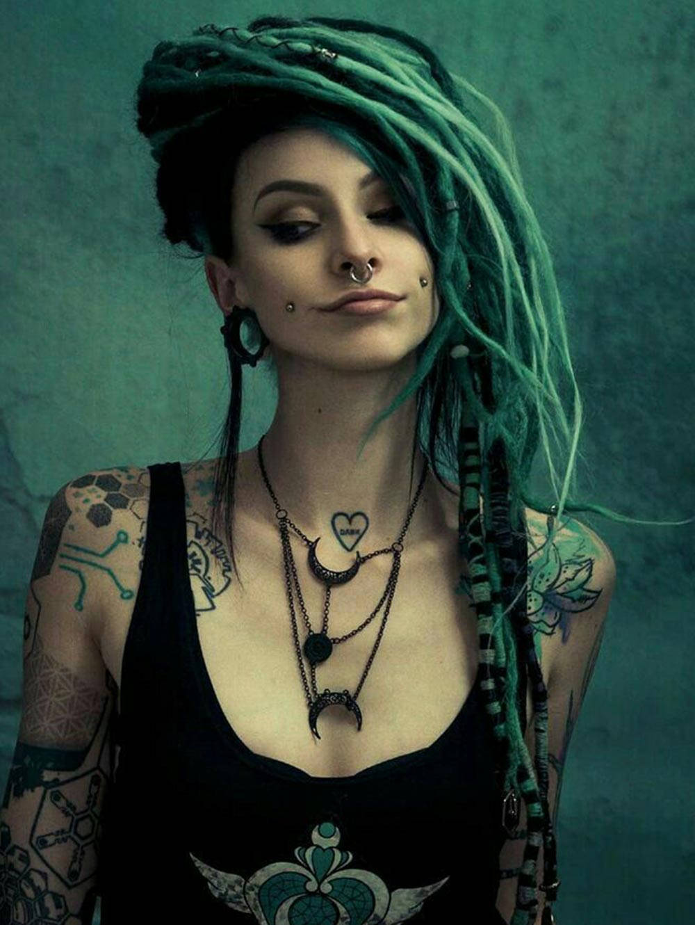 Dreadlocks Mint Green