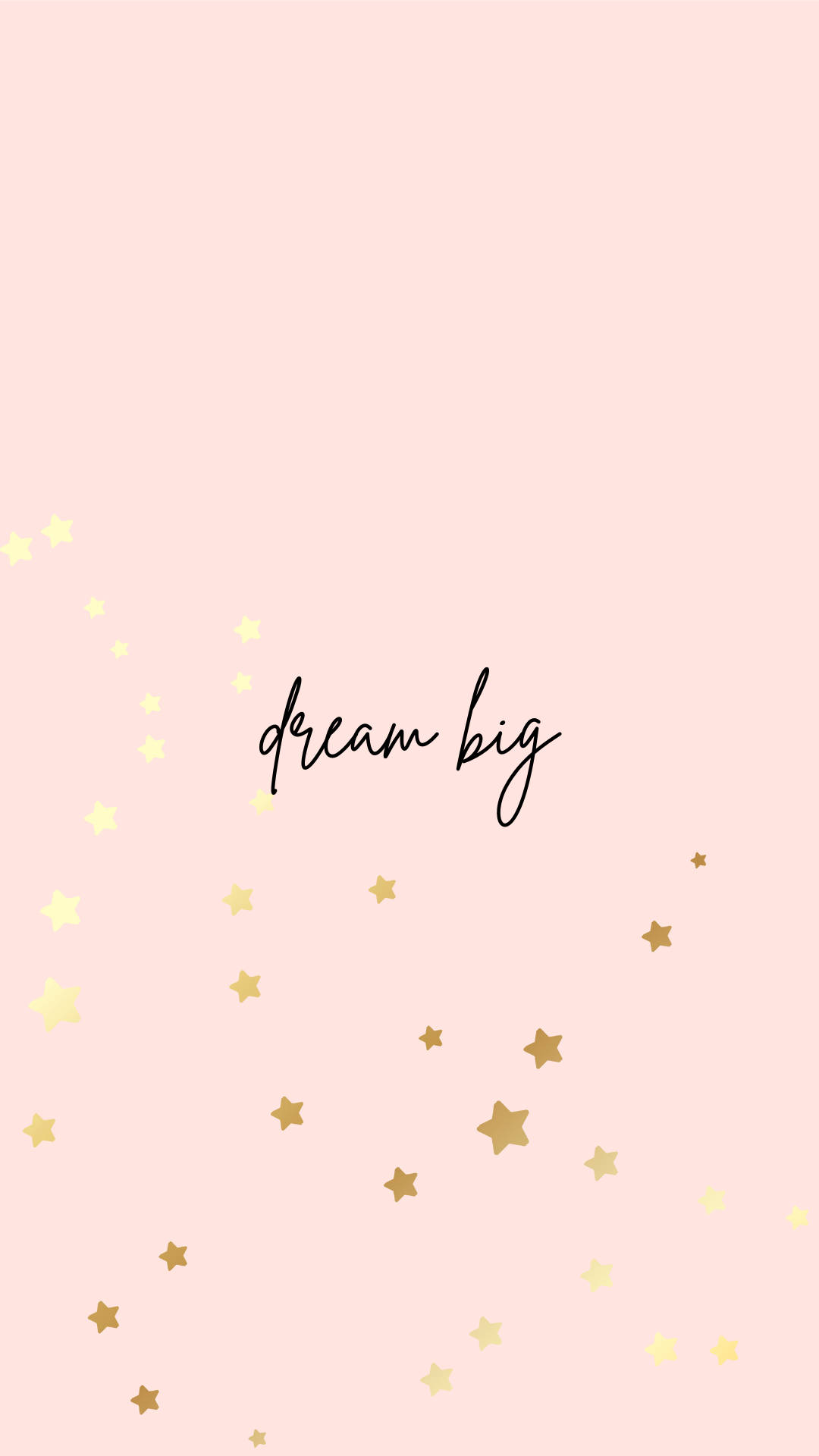 Dream Big Motivational Mobile Background