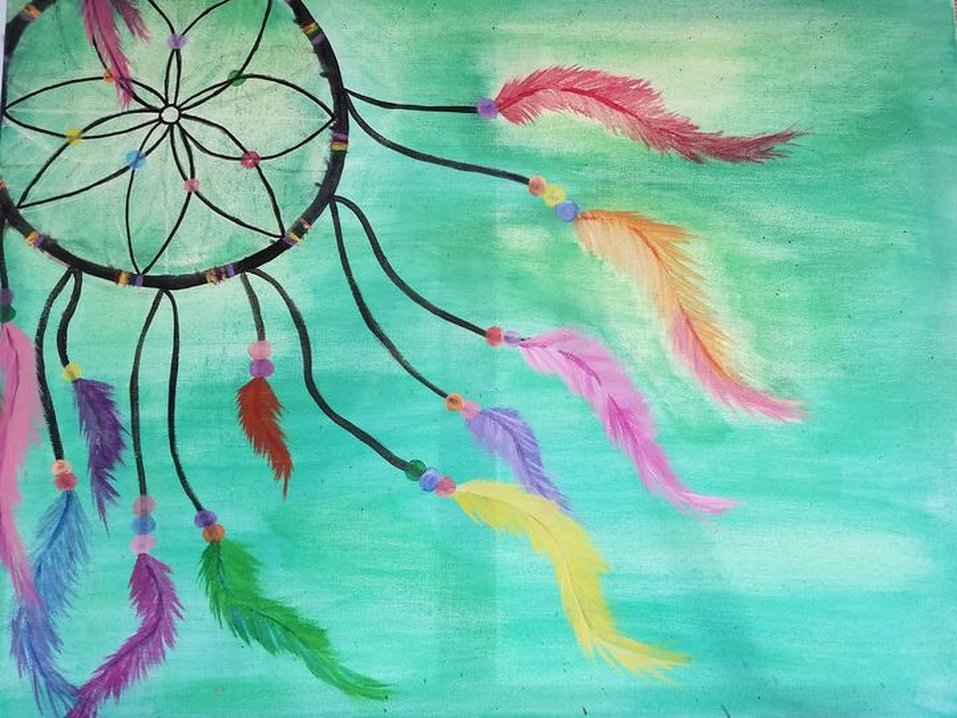 Dream Catcher Drawing Background