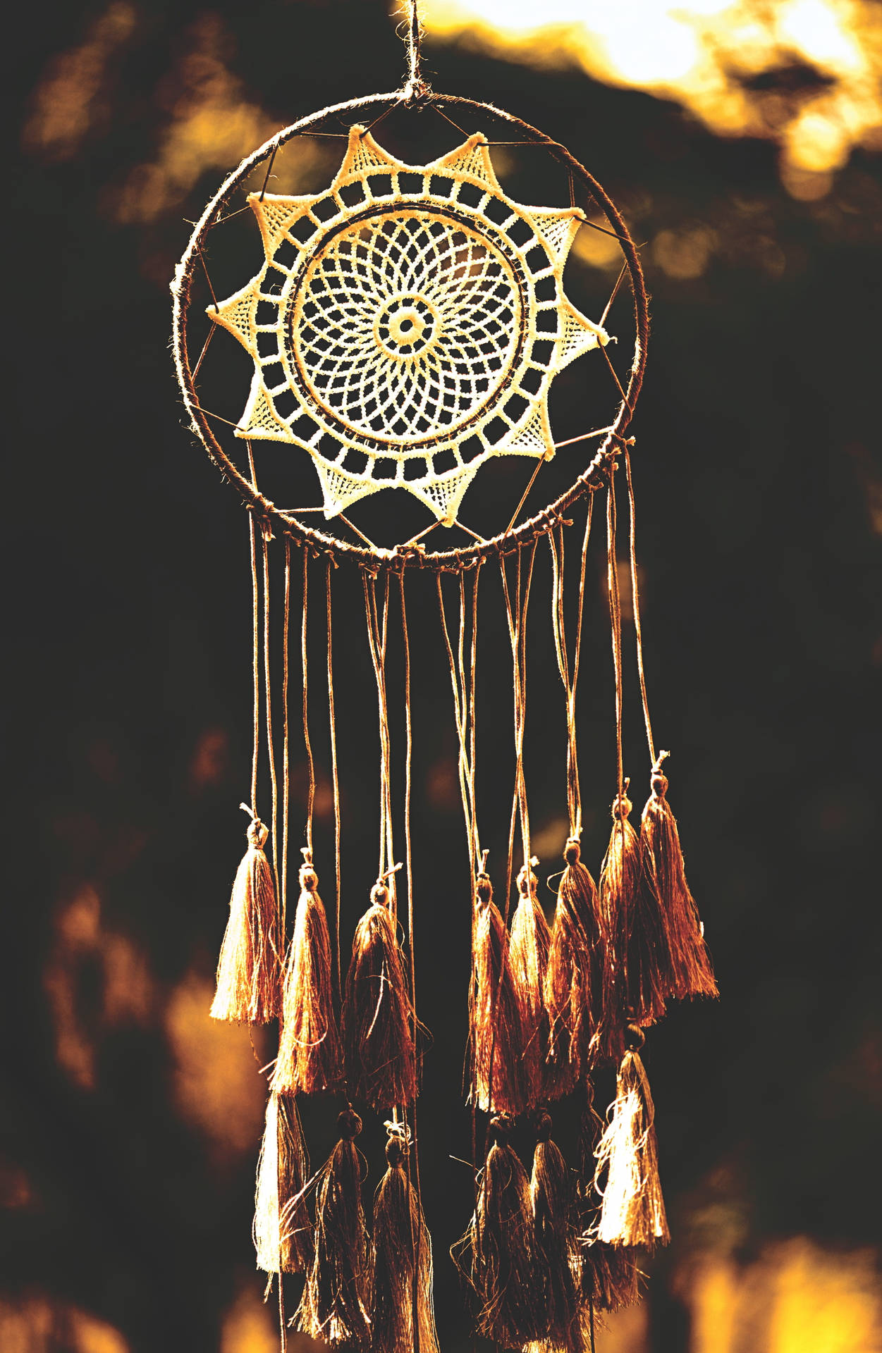 Dream Catcher Gold Jewellery Background