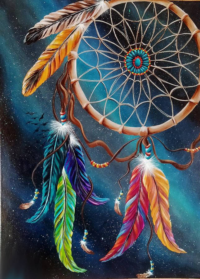 Dream Catcher Painting Background