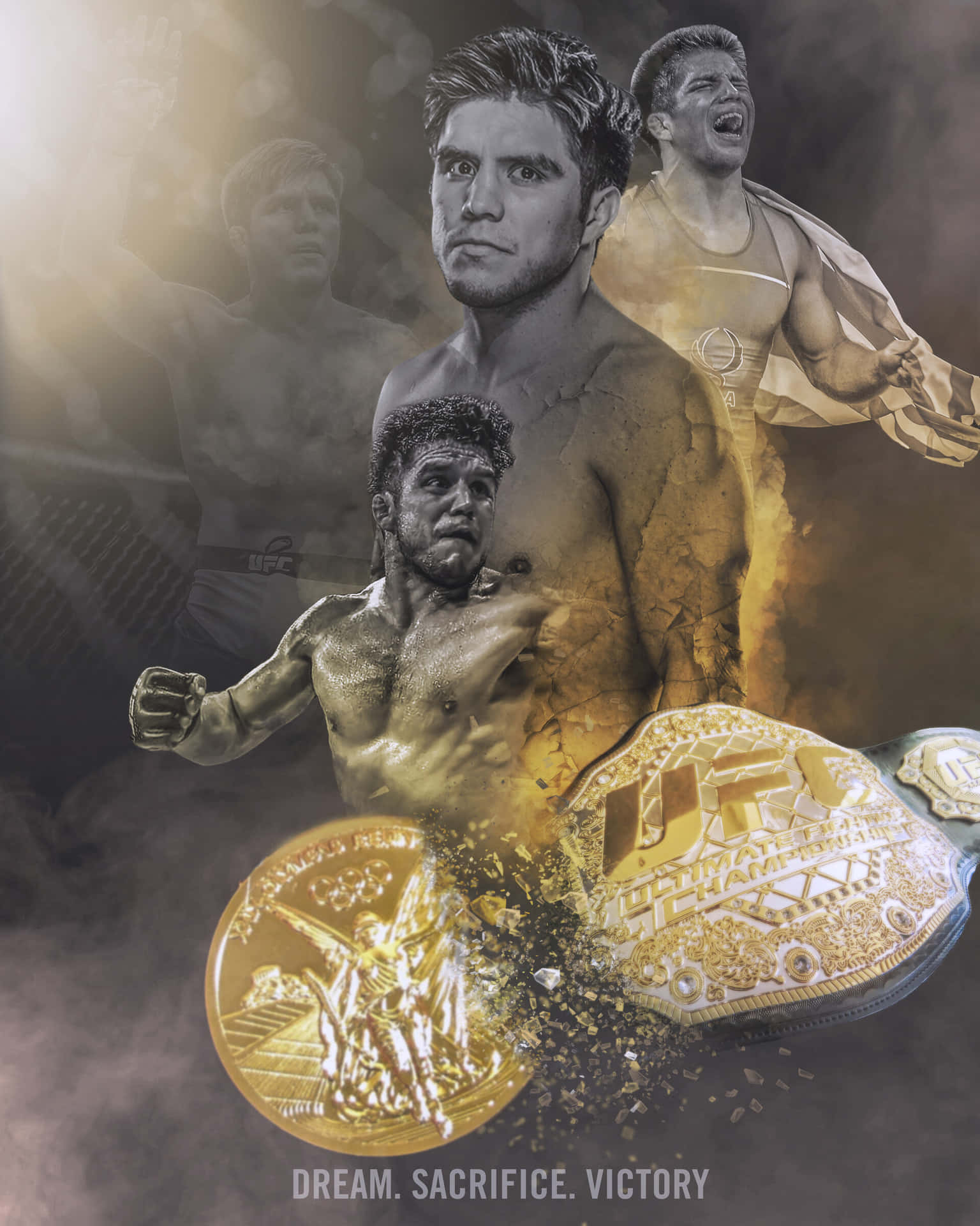 Dream, Sacrifice, Victory - A Glimpse Of Henry Cejudo's Career Journey Background