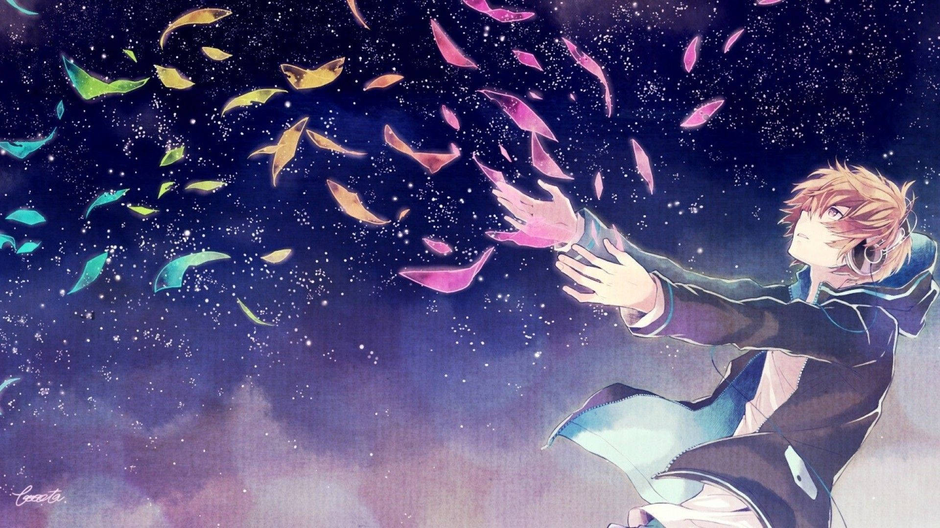 Dreaming Boy Anime Background