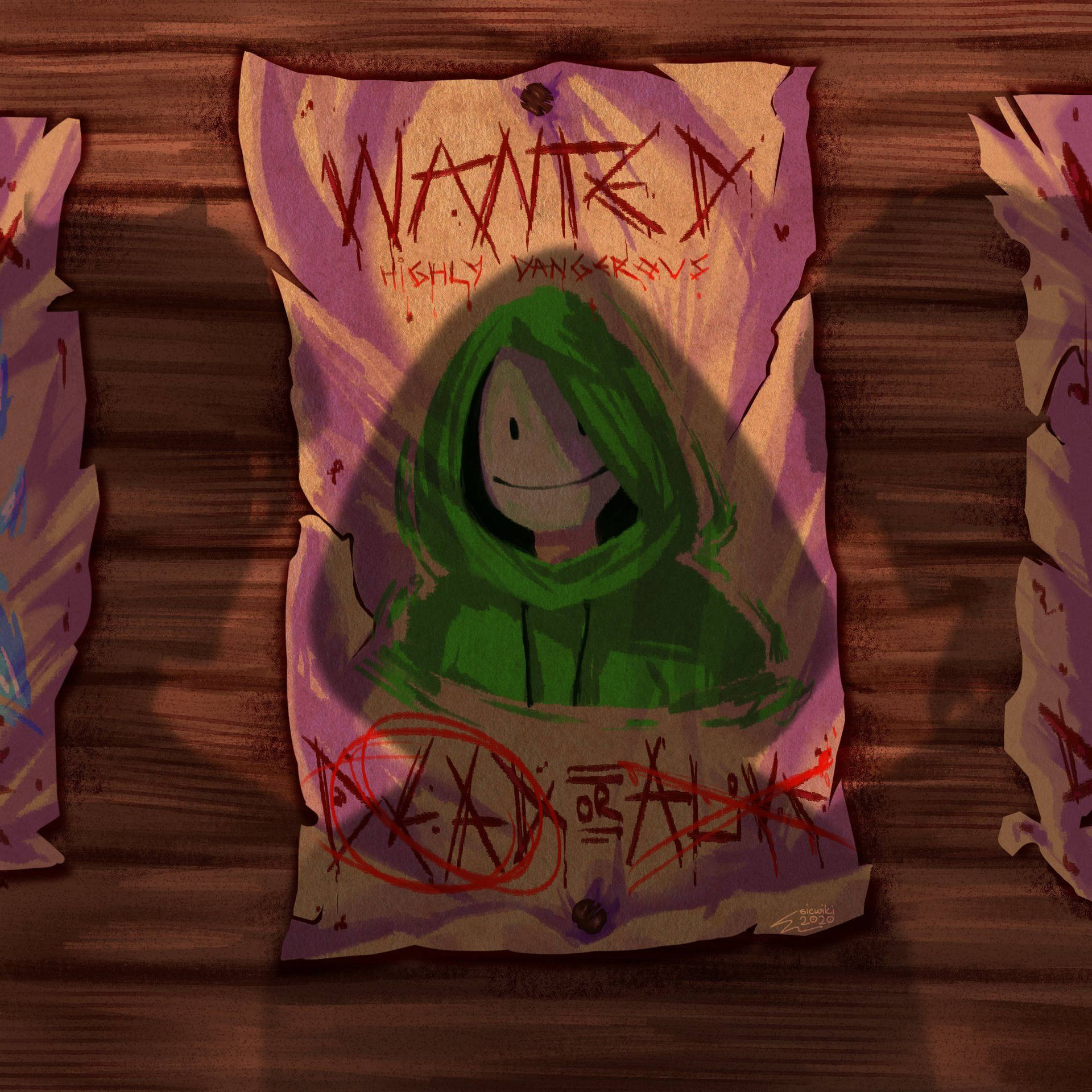 Dreamnotfound Wanted Poster Background