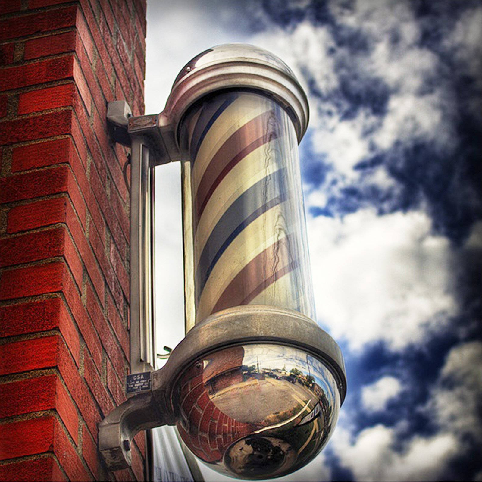 Dreamy Barber Pole Background