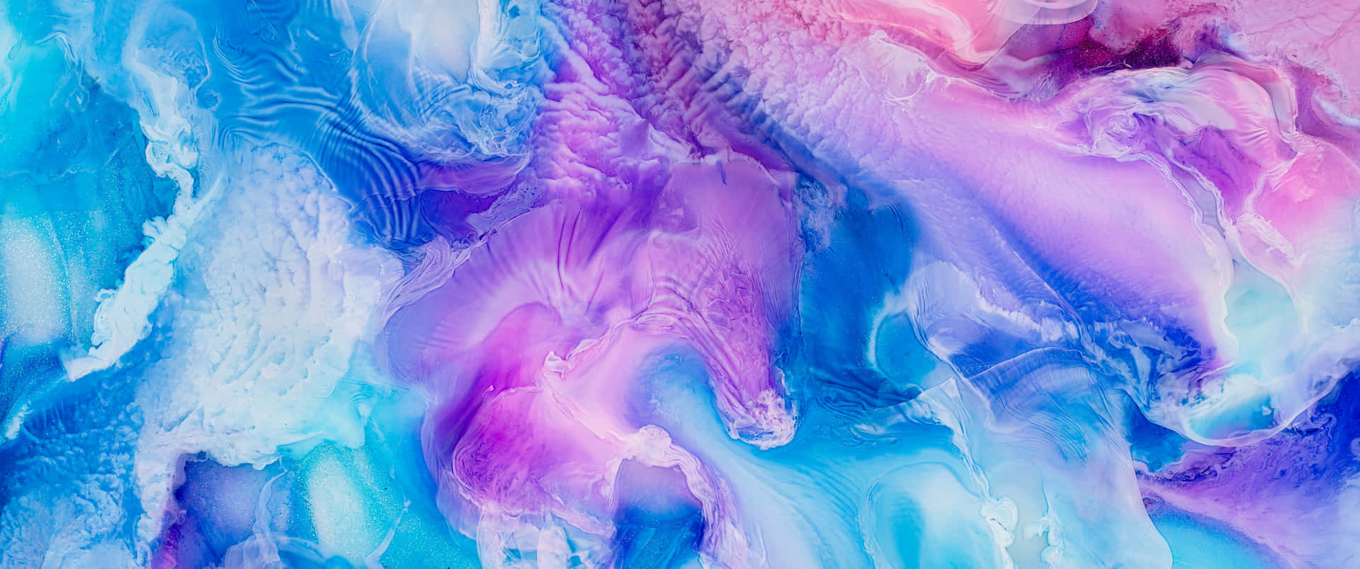 Dreamy Blue And Purple Aesthetic Background