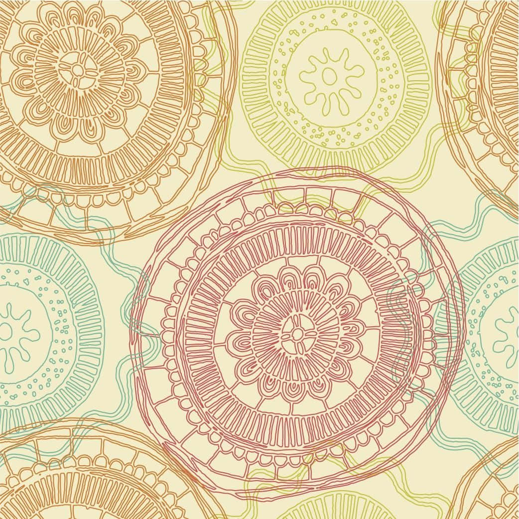 Dreamy Boho Pastel Aesthetic Background