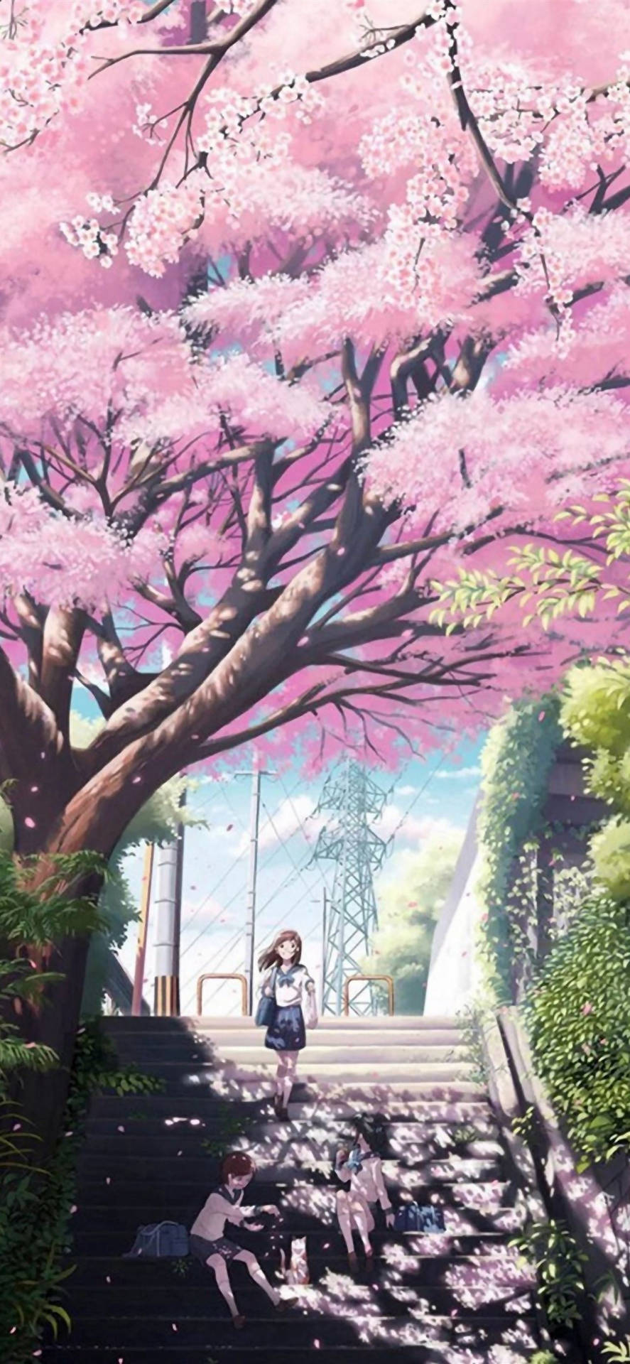 Dreamy Girl Aesthetic Anime Iphone Background