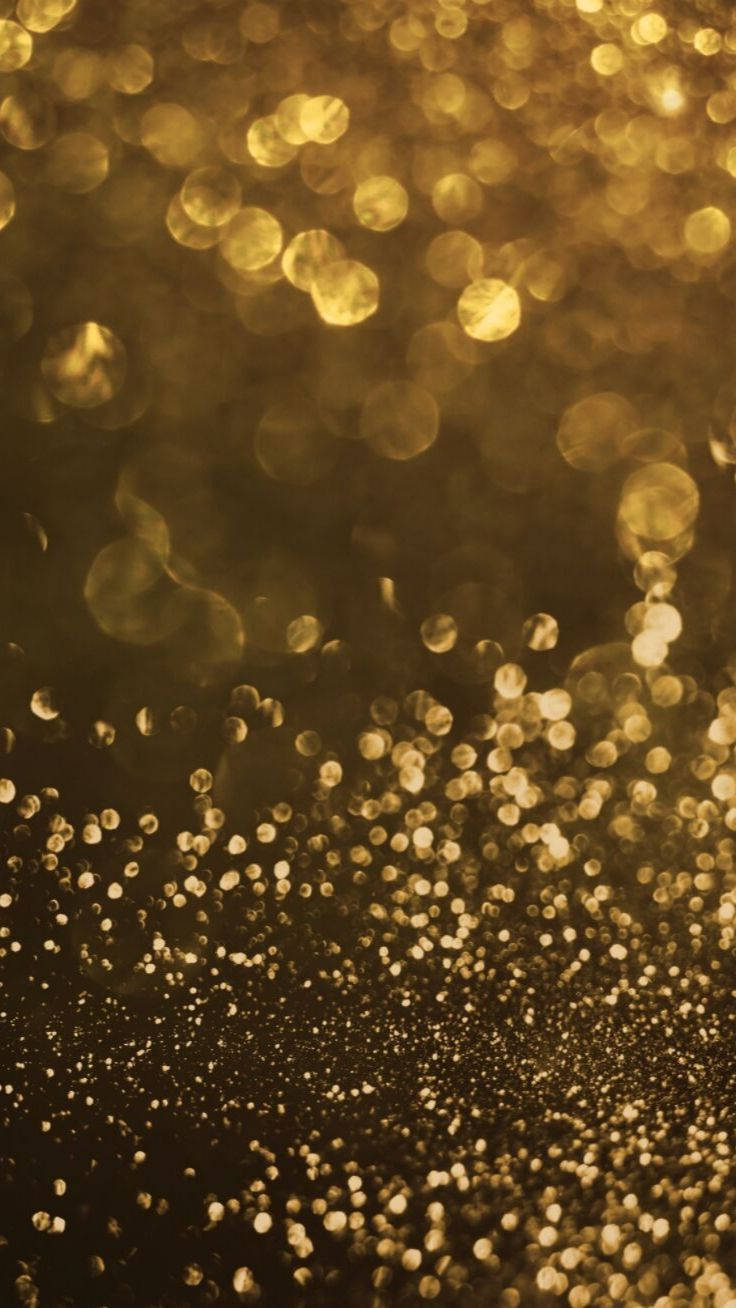 Dreamy Gold Glitter Sparkle Iphone