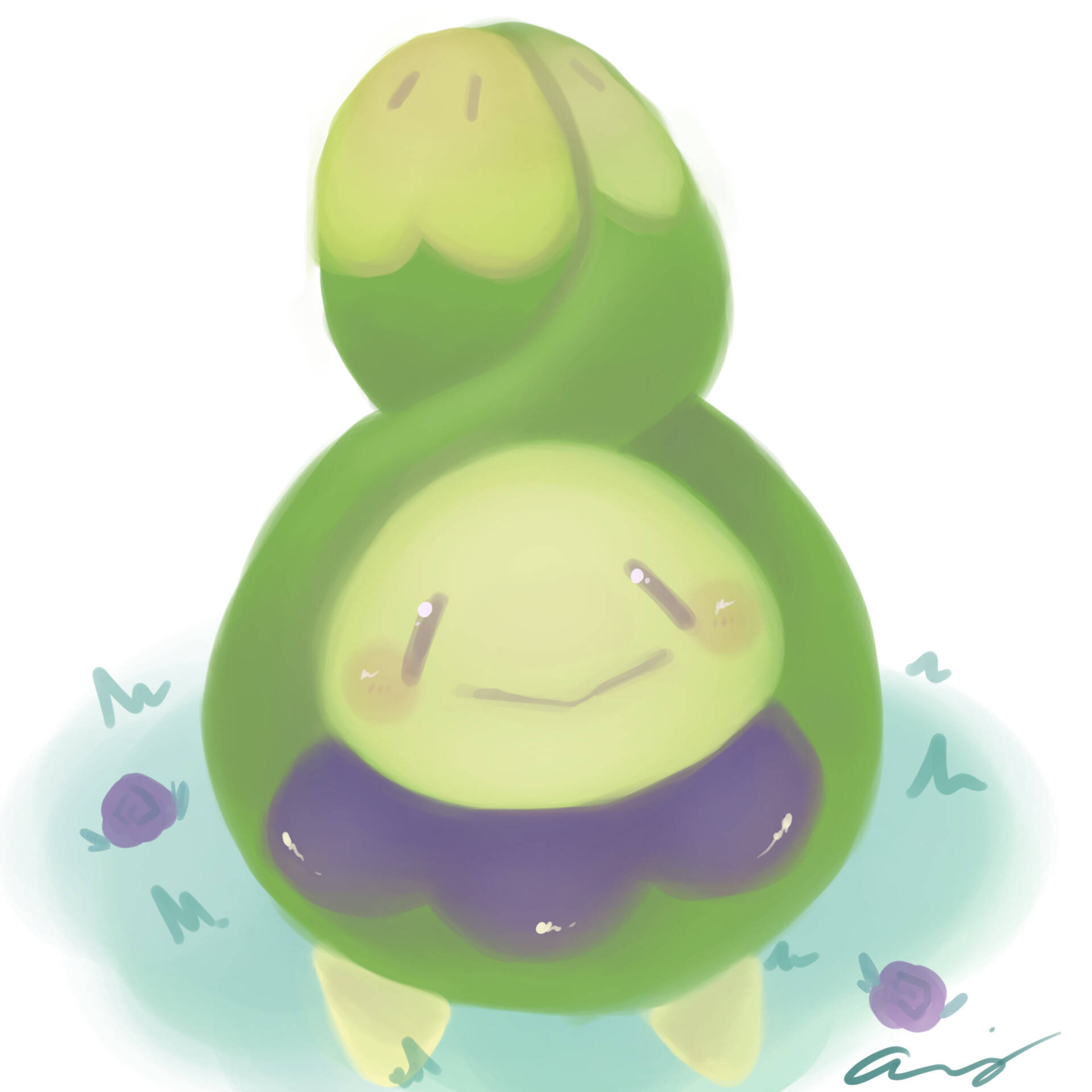 Dreamy Graphic Of Budew