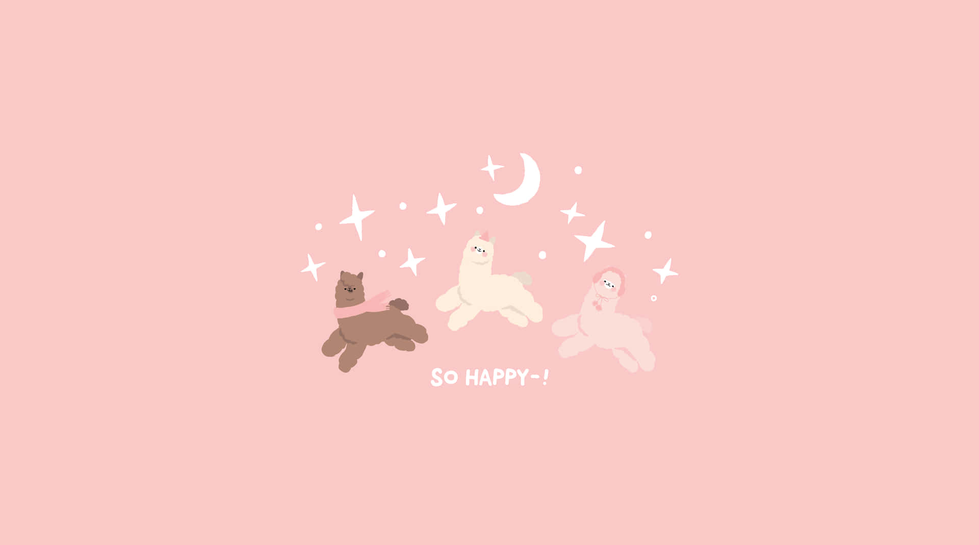 Dreamy Kawaii Pink Aesthetic Desktop Wallpaper Background
