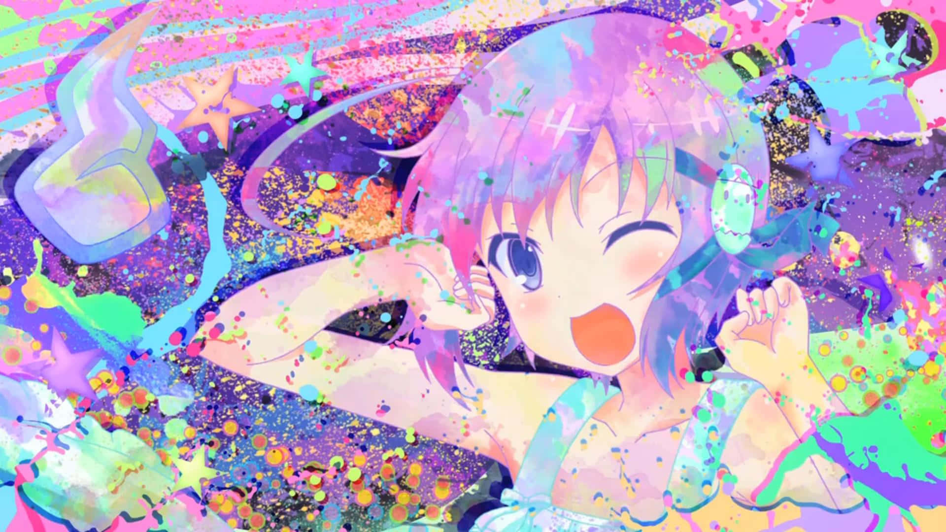 Dreamy Kawaii Pink Aesthetic Desktop Wallpaper Background