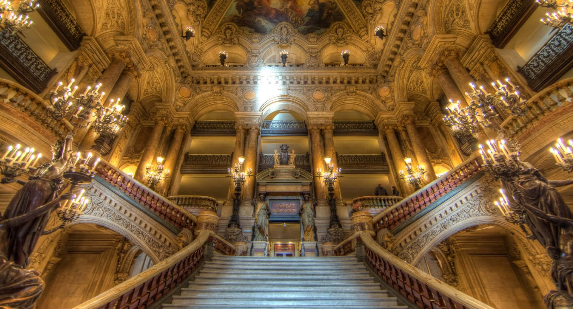 Dreamy View Of Paris Opera House