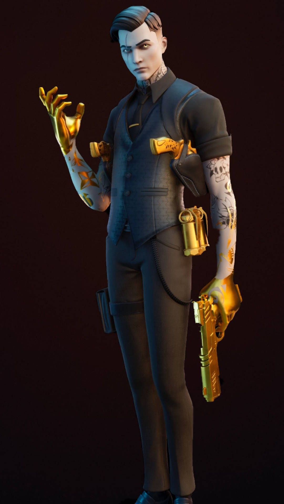 Dress To Impress With The Midas Skin In Fortnite. Background