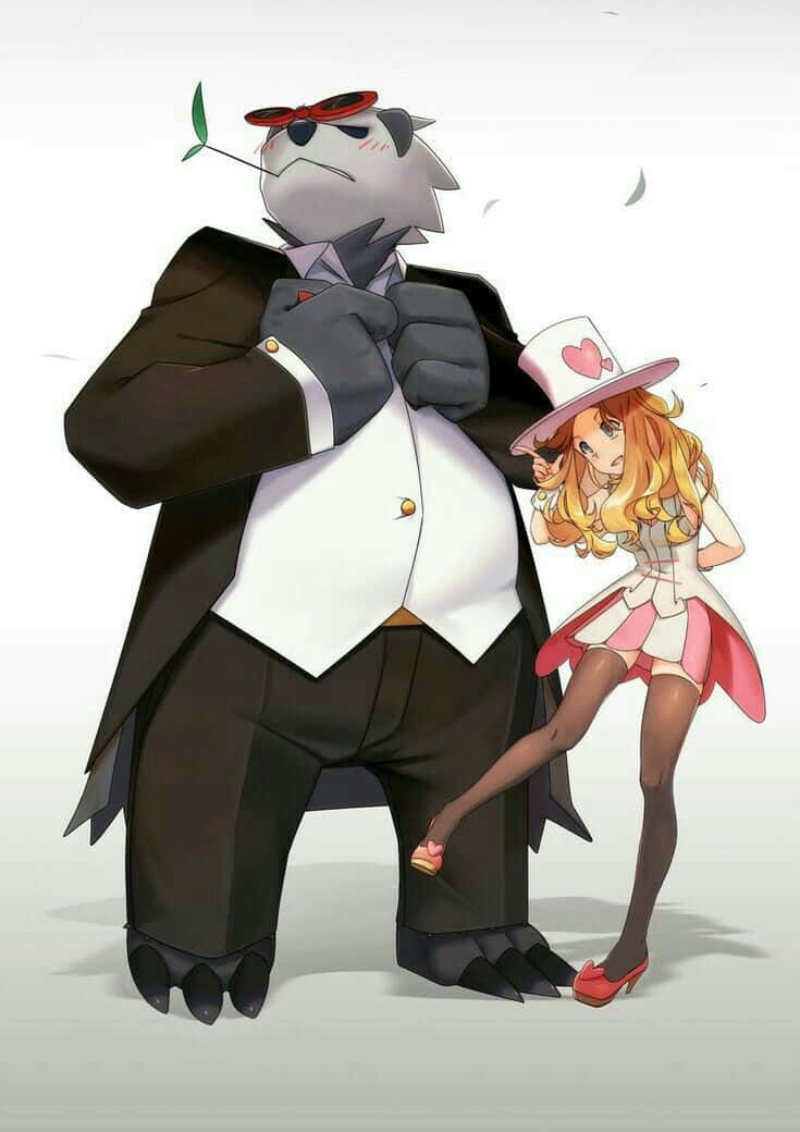 Dressed Up Pangoro And Serena