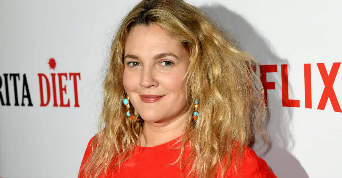 Drew Barrymore Brown Curly Hair