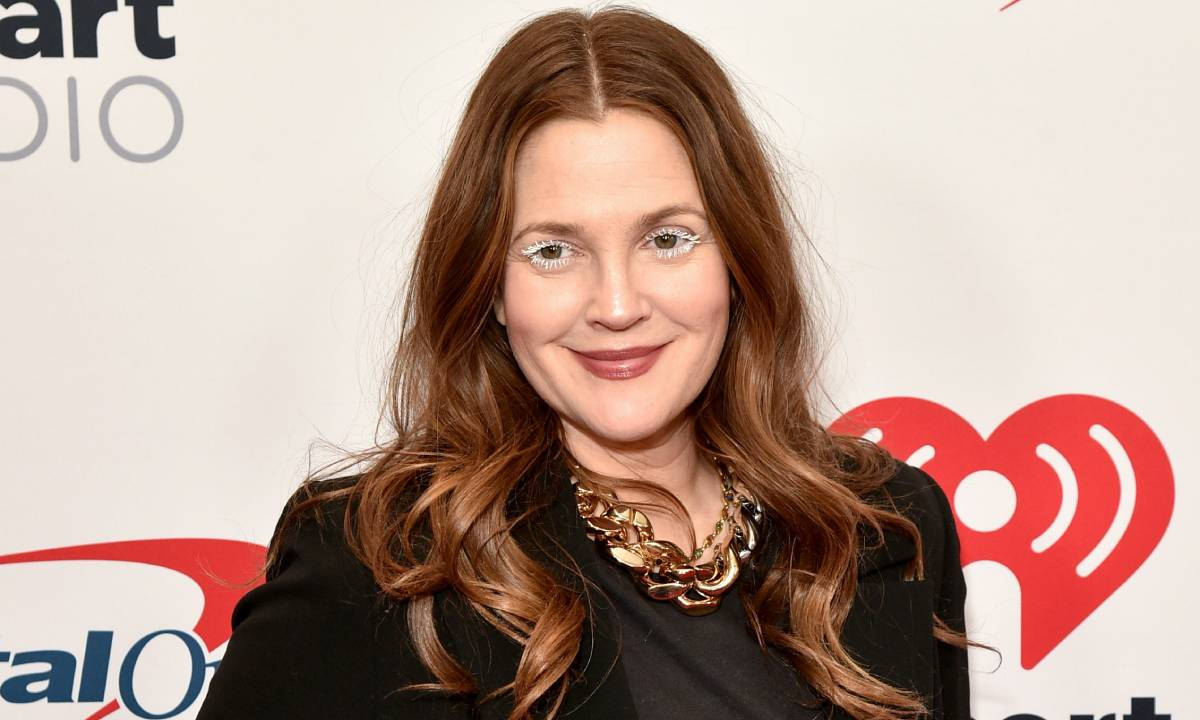 Drew Barrymore White Eyelashes