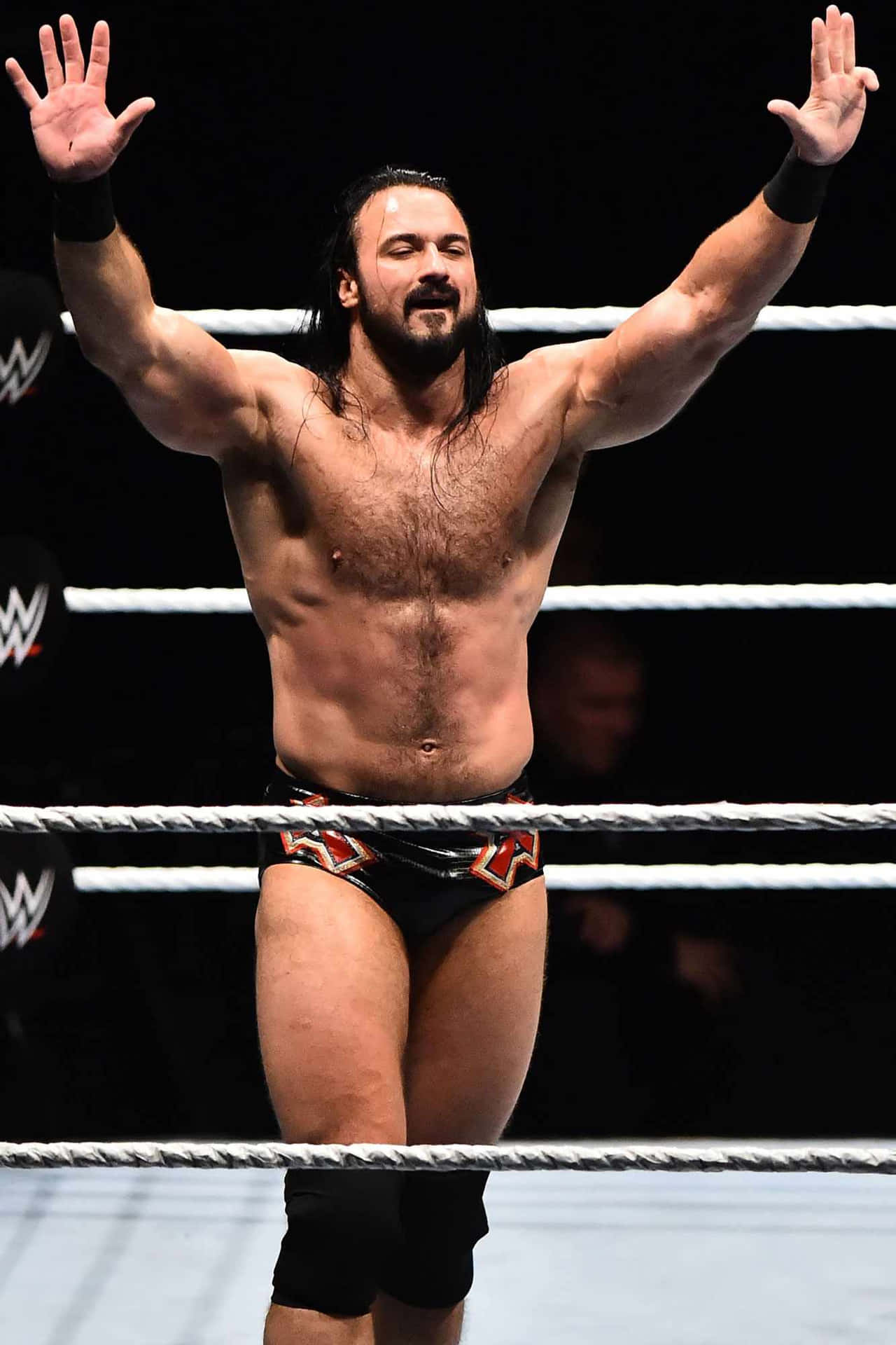 Drew Mcintyre Championing At Wwe Royal Rumble Background