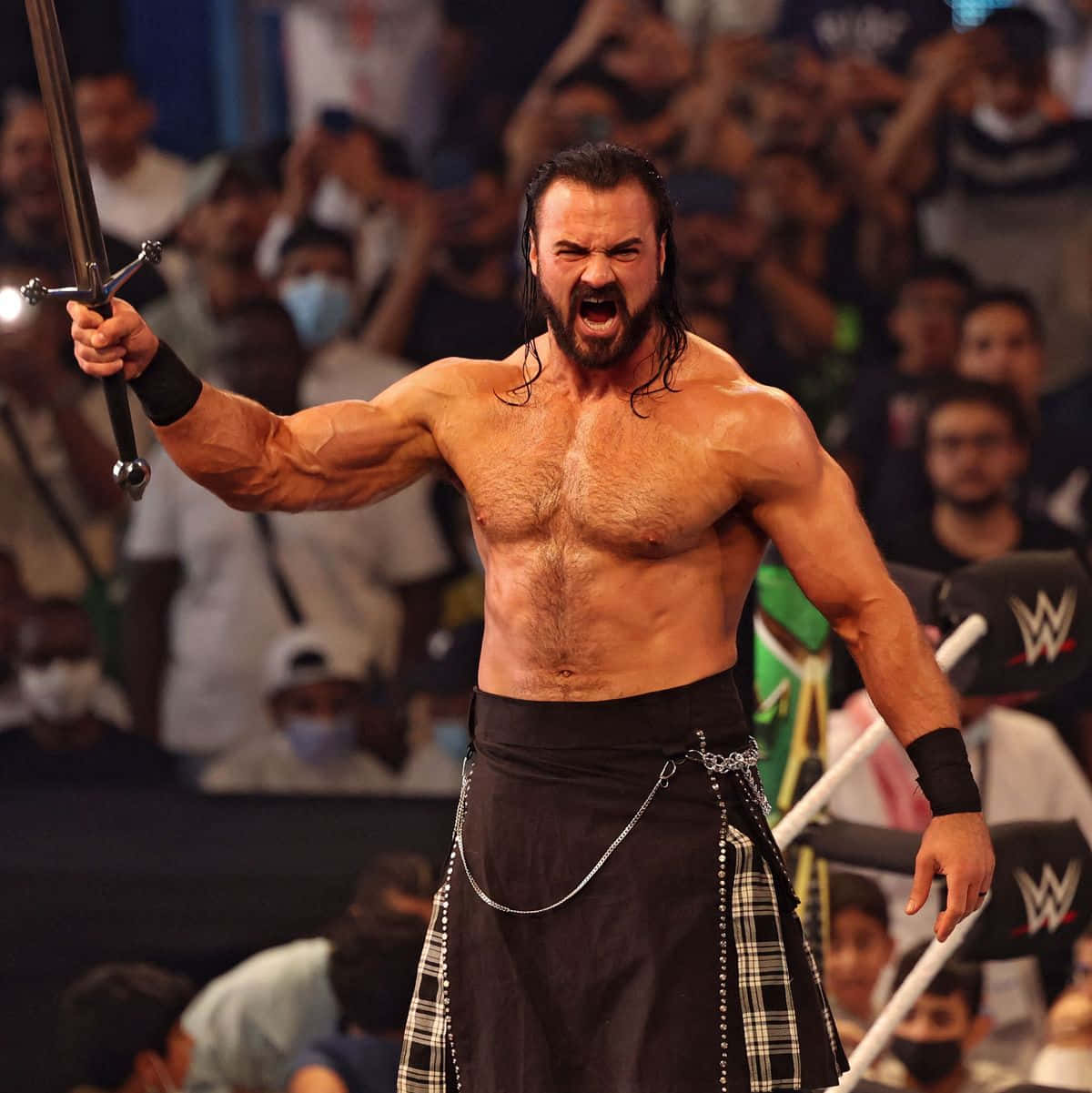 Drew Mcintyre Scottish Warrior Background