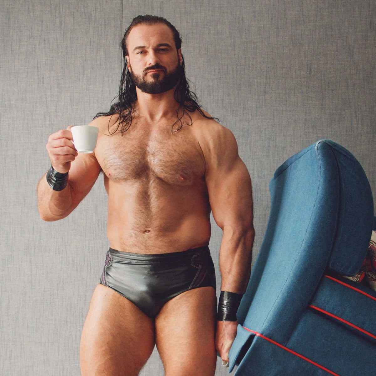 Drew Mcintyre Wrestler With Coffee