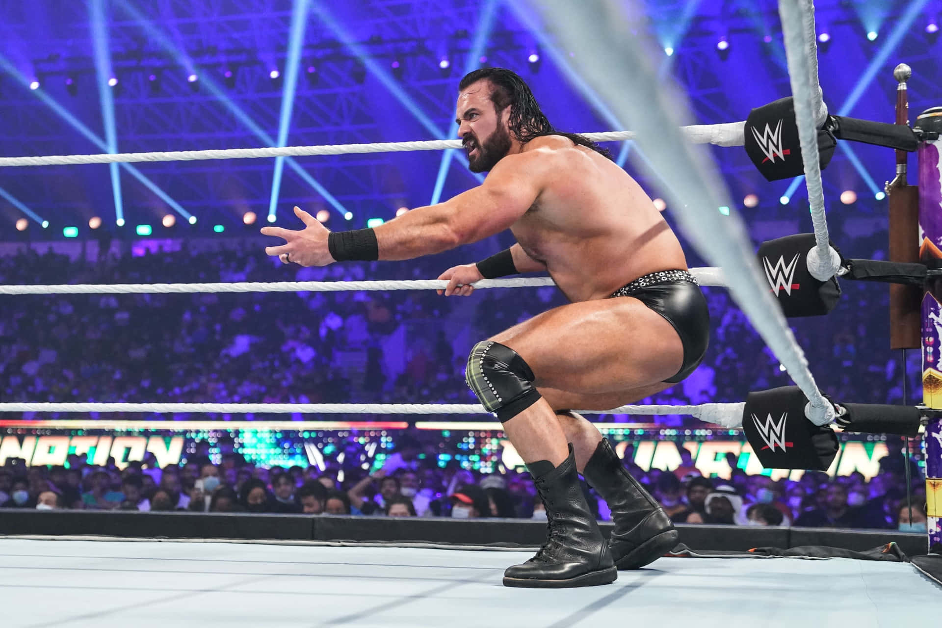 Drew Mcintyre Wwe Pro Wrestler Background