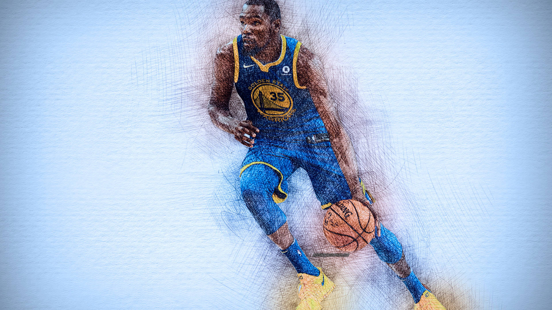 Dribble Kevin Durant Cool Background