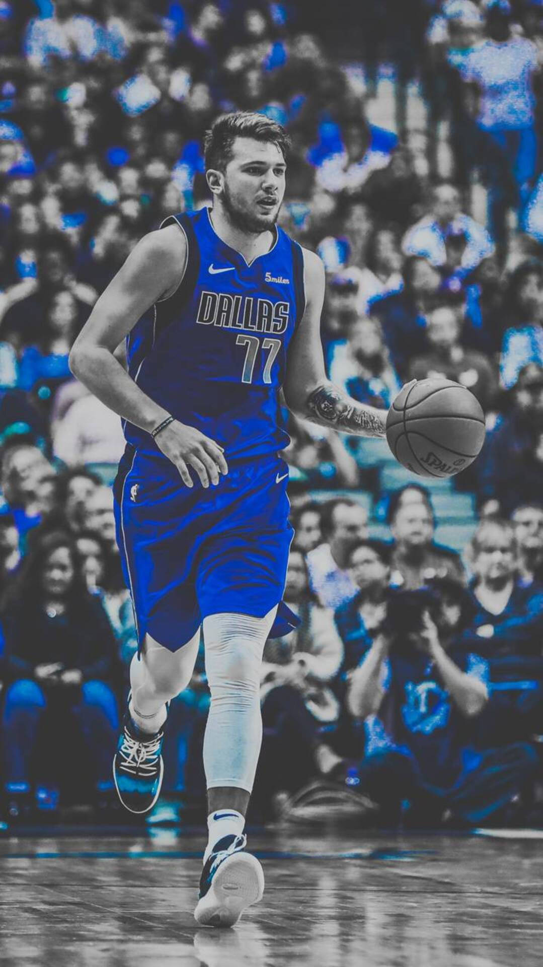 Dribbling Luka Doncic Background