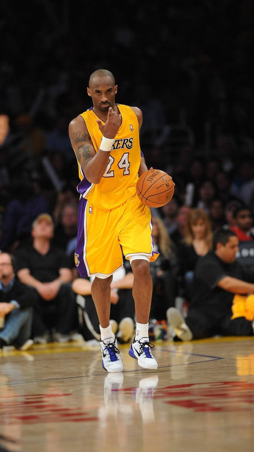 Dribbling The Ball Kobe Bryant Iphone Background